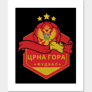 Montenegro Football Lover Posters and Art